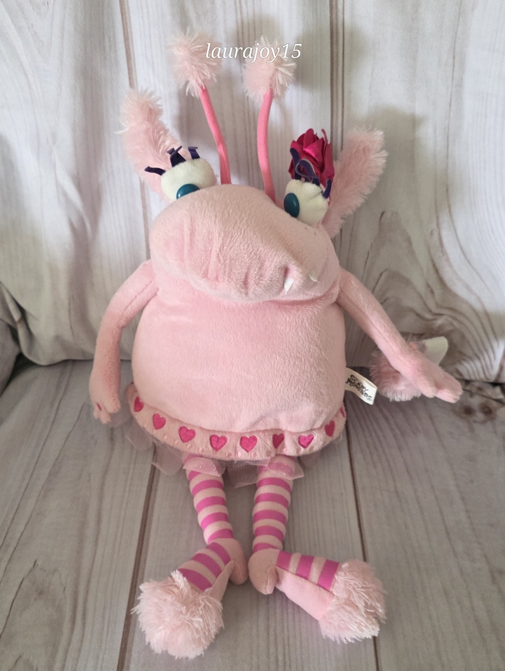 Not So Scary Monsters Girlie Flora Plush Toy Pink 16 Inch 2008